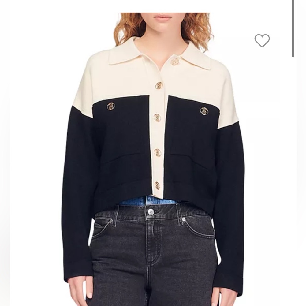 Sandro cardigan new size 2/medium